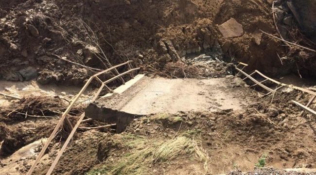 Uzunköprü'de yıkılan köprülerin yapımı başlandı