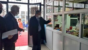 Arpacı okullarda tedbirleri denetledi