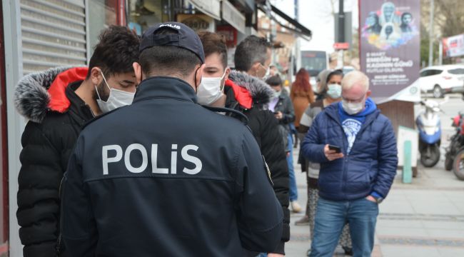 Edirne’de caddelerde HES kodu uygulaması