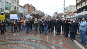 Edirne esnafı sokaklara döküldü