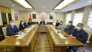 Edirne heyetinden Kültür ve Turizm Bakanı Ersoy'a ziyaret