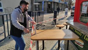 Esnaf tedbirli hizmete açıldı