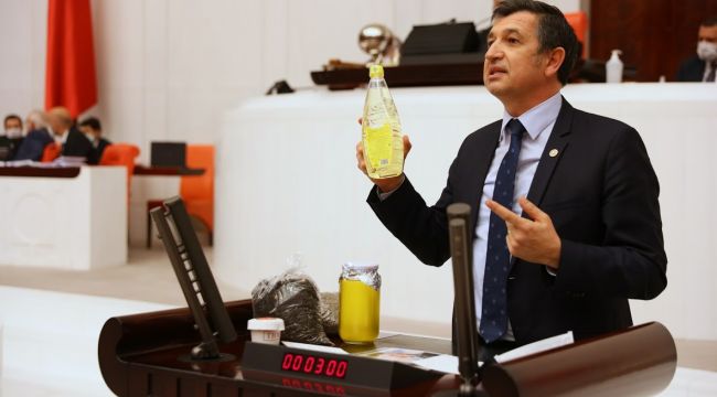 Gaytancıoğlu mecliste ayçiçek yağındaki zamları anlattı