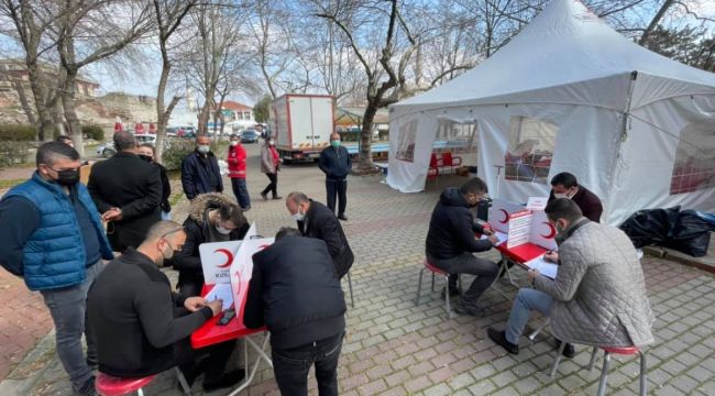 Havsa'da kan bağışı kampanyası gerçekleştirildi