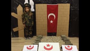 Miniklerden Çanakkale türküsü