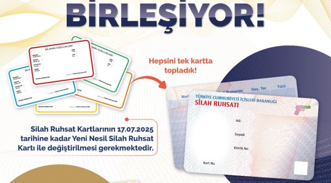 Silah ruhsatları başvuruları e-devletten yapılacak