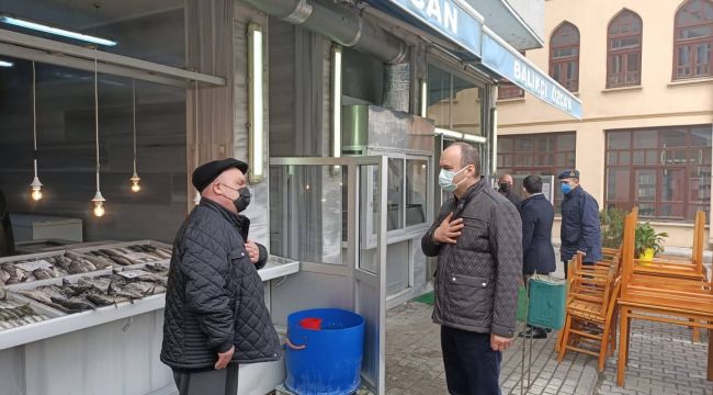 Vali Canalp, Uzunköprü’de Kovid-19 denetimine katıldı