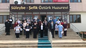 AÇSH’den Huzurevi çalışanlarına teşekkür belgesi