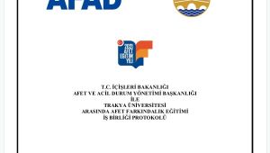 AFAD ve TÜ’den işbirliği protokolü