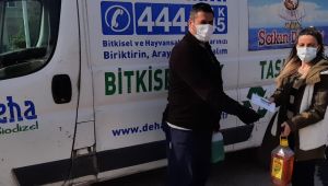 Bitkisel atık yağ getirene bulaşık deterjanı hediye