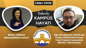 Çakırlar, “Bahar’la Kampüs Hayatı” programına katıldı