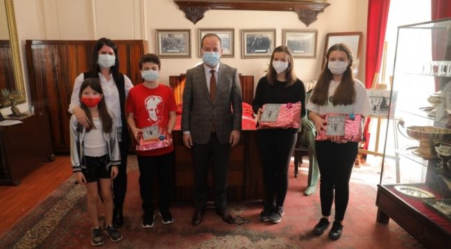 Edirneli çocuklar Atatürk odasından seslendiler