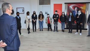 İş hayatına atılan gençlerden Özbaş’a ziyaret