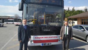 İzmir’den Keşan Belediyesine hibe otobüs