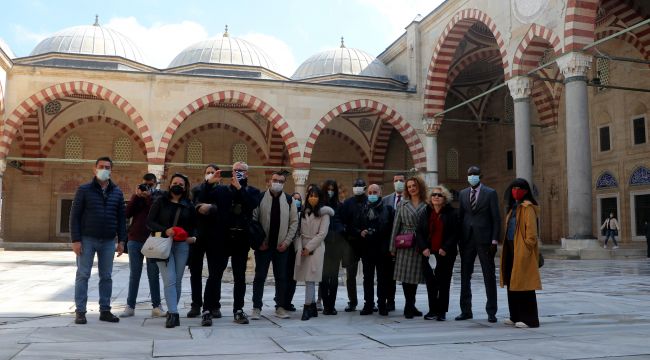 Yabancı gazeteciler Edirne'ye hayran kaldı