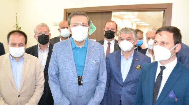 Hisarcıklıoğlu İpsala Gümrük Kapısı'nda çalışmaları inceledi