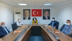 İba, İlçe başkanlarıyla bir araya geldi