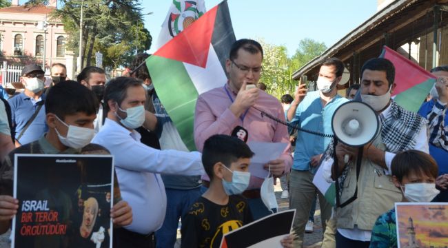 Mescid-i Aksa'ya yapılan saldırıları protesto ettiler