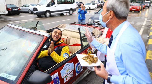 Ralliciler, Edirne’nin lezzetleriyle karşılandı