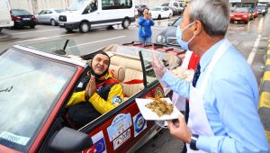 Ralliciler, Edirne’nin lezzetleriyle karşılandı