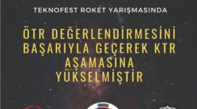 Trakya Üniversitesi roket takımı, Teknofest’e hazır
