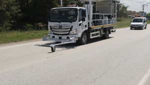 Çizgi çalışması nedeniyle araç park etmeyin uyarısı