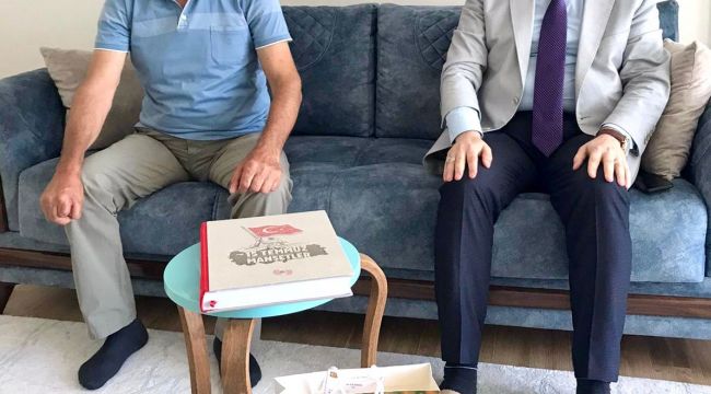 Karakaya’dan gazi Çiftçi ’ye babalar günü ziyareti