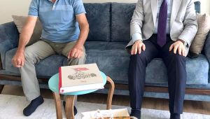 Karakaya’dan gazi Çiftçi ’ye babalar günü ziyareti