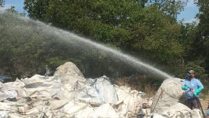 40 yıllık çöp alanı iyileştiriliyor