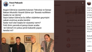 Bakan Varank’tanPekcanlı’ya cevap