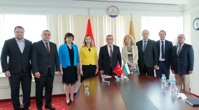 Bulgaristan’dan gelen rektörler Edirne’de ağırlandı