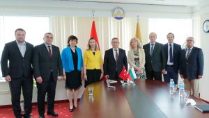 Bulgaristan’dan gelen rektörler Edirne’de ağırlandı