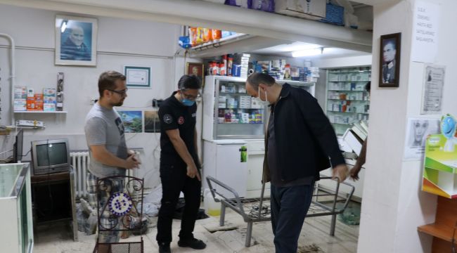 Canalp su basan iş yerlerini ziyaret etti