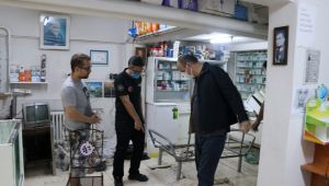 Canalp su basan iş yerlerini ziyaret etti