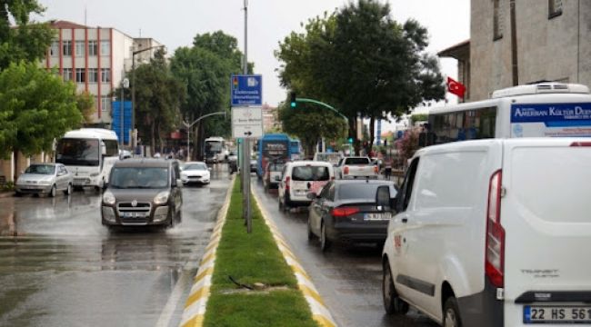 Edirne'de 167 bin 259 motorlu kara taşıtı bulunuyor