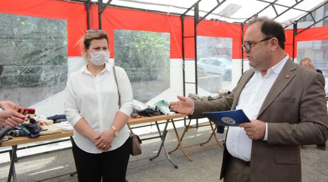 Keşan Belediyesi’nden paylaşım çadırı