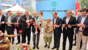 Kıymet Teyze Parkı törenle açıldı