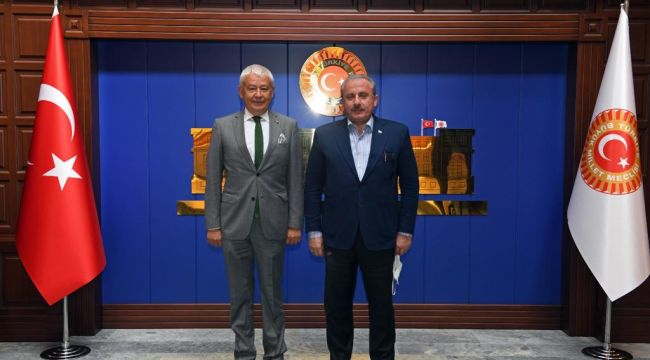 Zıpkınkurt, TBMM Başkanı Şentop ile bir araya geldi