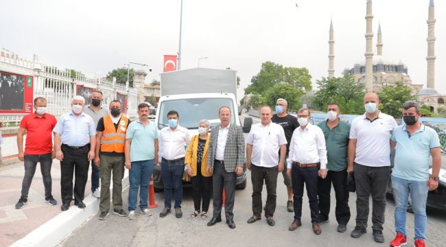 Edirne’den yangın bölgelerine yardım eli