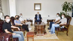 Gazetemizden Vali Canalp’e ziyaret