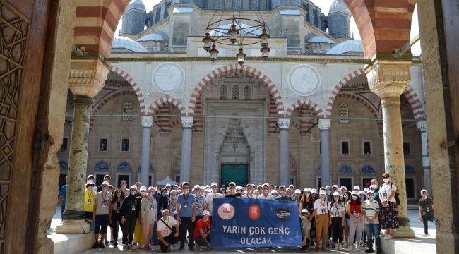 Gençler Edirne'ye hayran kaldı
