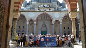 Gençler Edirne'ye hayran kaldı