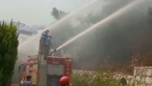 İtfaiye ekipleri Milas’a ulaştı