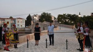 Osmanlı mirası köprünün açılışı yapıldı