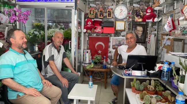 Saadet partisi mahalle muhtarlarını ziyaret etti