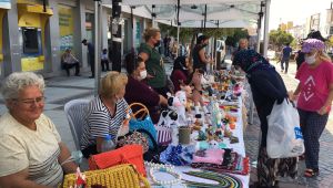 Saraçlar Caddesi’ne emek standı