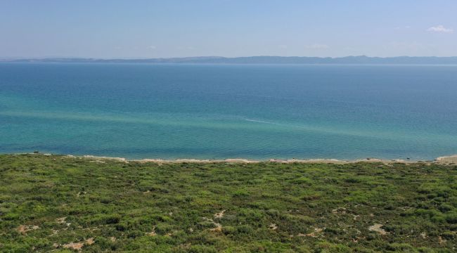 Saros'un maviyle yeşilin buluştuğu koyları keşfedilmeyi bekliyor