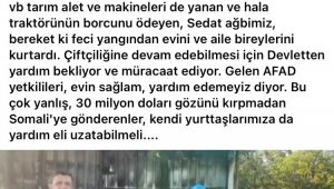 ‘Yeniden üretebilmesi için devletten yardım bekliyor’