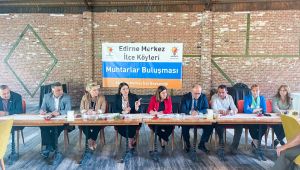 Aksal ve İba, muhtarlarla bir araya geldi