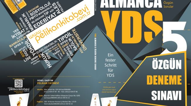 Arş. Gör. Şentürk’ün Almanca YDS kitabı yayımlandı